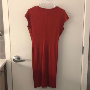 lanvin red dress